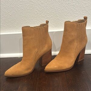 Tan Suede Ankle Boots